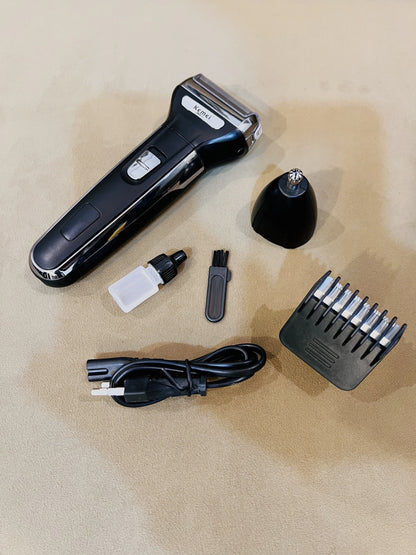 Kemei 3 in 1 Professional Rechargeable Hair Trimmer & Shaver